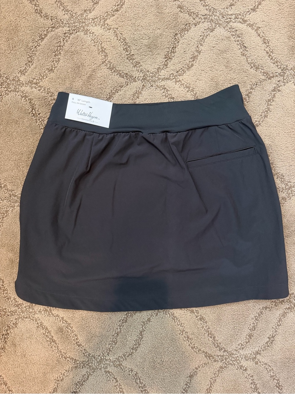 White House Black Market Black Active Skort with Pocket